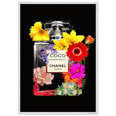 Vibrant Coco Mademoiselle Floral Art Print - Premium Framed Wall Decor in Your Choice of Size & Finish - Vibrantwalls
