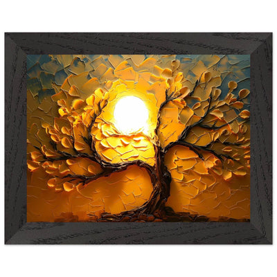 Textured Golden Tree of Life - Vibrantwalls