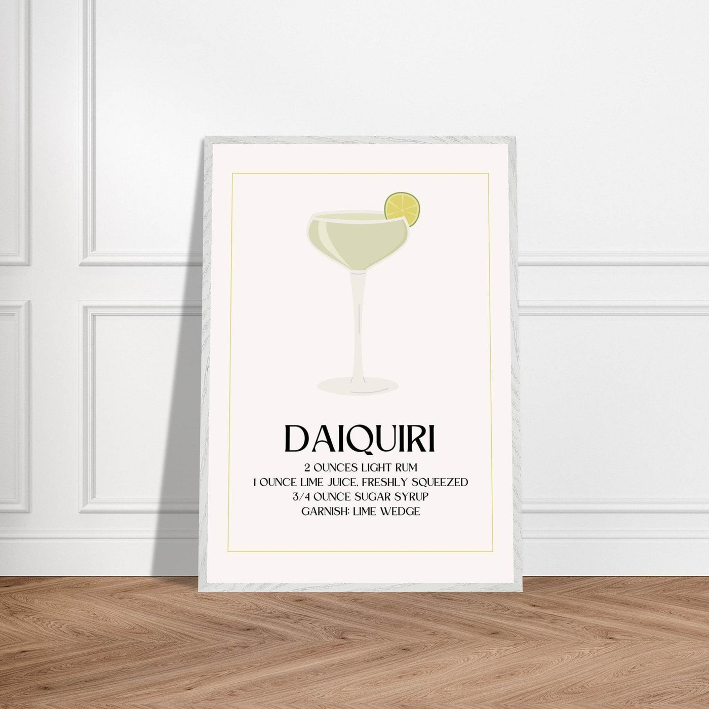 Classic Daiquiri Cocktail Recipe - Vibrantwalls