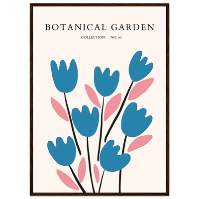 Abstract Botanical Garden Framed Poster – Modern Floral Art Print | Ready-to-Hang in Various Sizes & Frames - Vibrantwalls