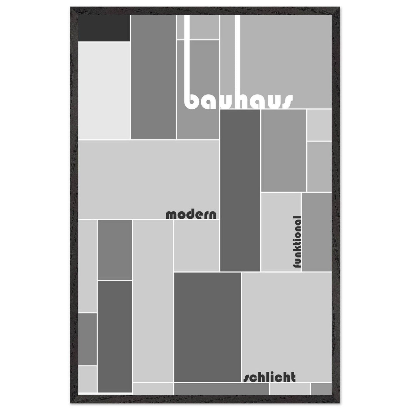 Bauhaus-Style Grid - Vibrantwalls