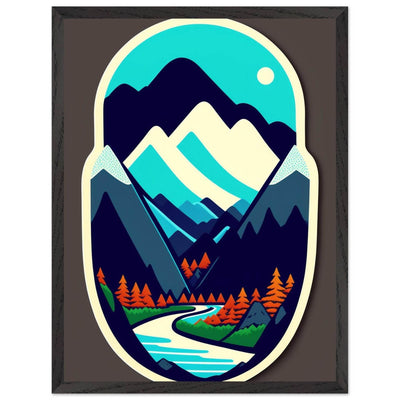 Minimalist Mountain Landscape - Vibrantwalls