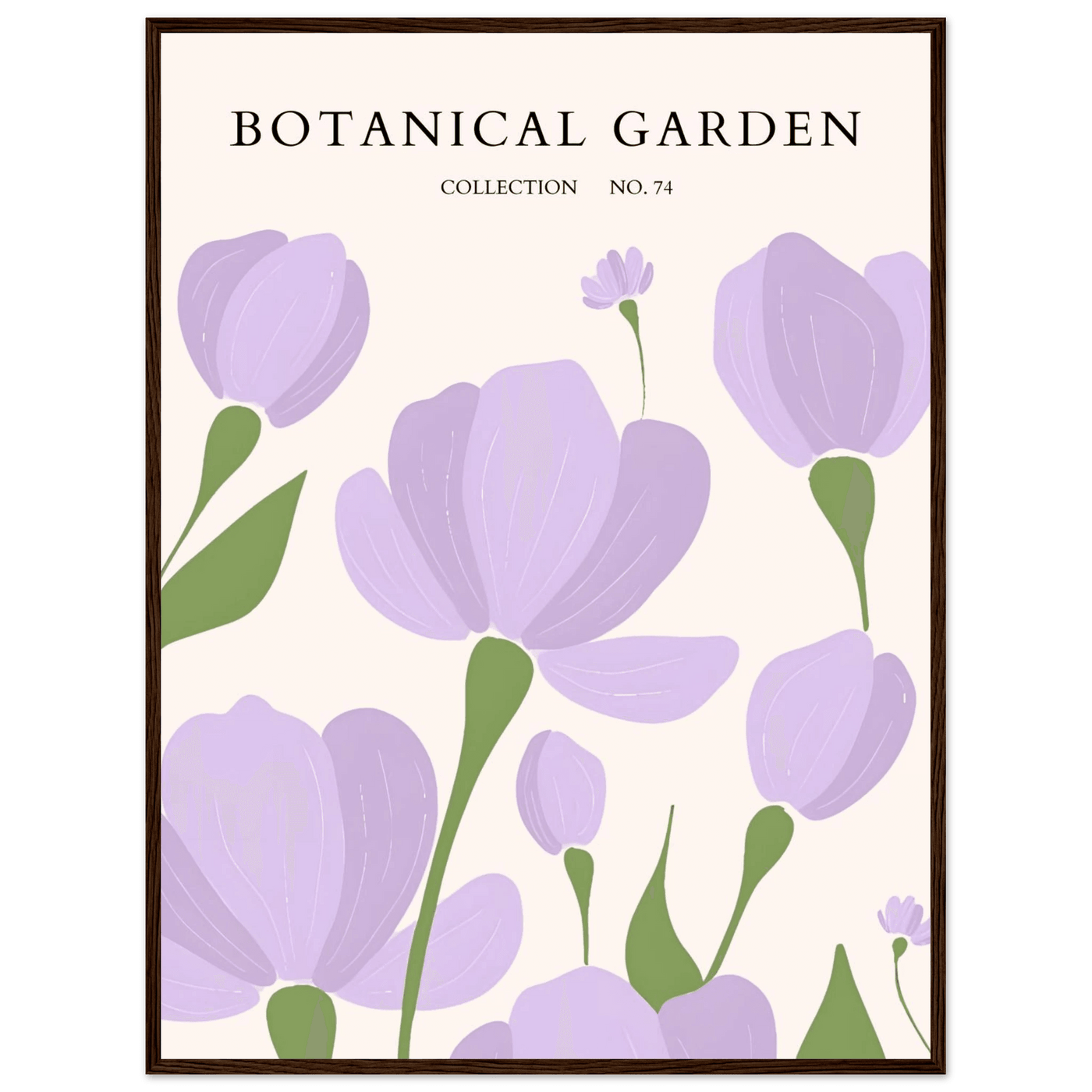 Botanical Garden Elegant Lavender Bloom Art Print - Vibrantwalls
