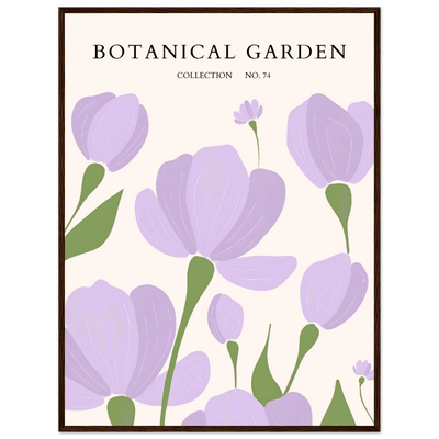Botanical Garden Elegant Lavender Bloom Art Print - Vibrantwalls