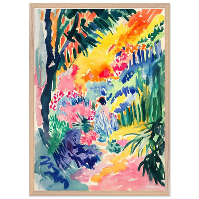 Vibrant Abstract Garden Henri Matisse - Vibrantwalls