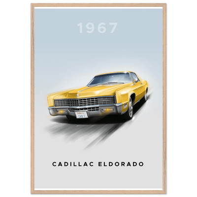 1967 Cadillac Eldorado - Iconic American Luxury Framed Poster | Premium Wall Art, Ready-to-Hang in Your Style - Vibrantwalls