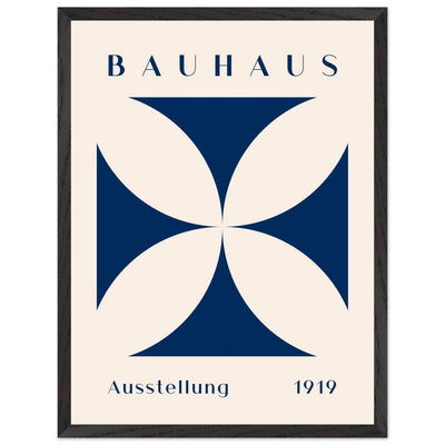 Bauhaus Exhibition 1919 - Navy Cream - Vibrantwalls