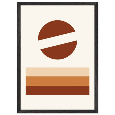 Abstract Desert Landscape Earthy Tones - Vibrantwalls