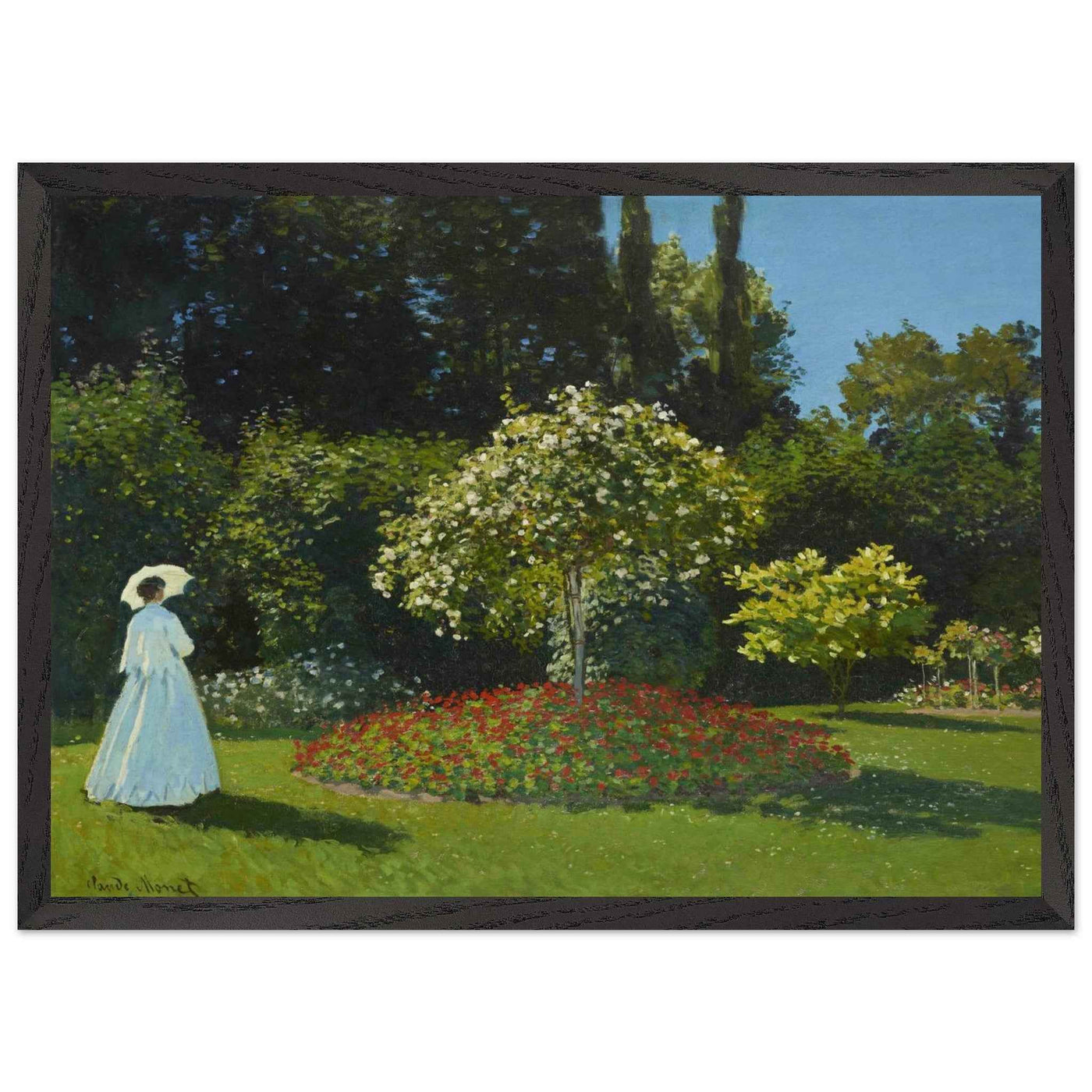 Woman in the Garden Art: Elegant Decor for Nature Lovers - Vibrantwalls