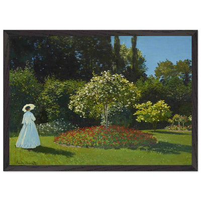 Woman in the Garden Art: Elegant Decor for Nature Lovers - Vibrantwalls
