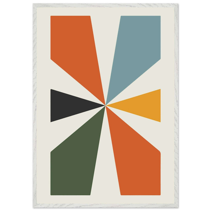 Desert Landscape Mid-Century Modern Wall Art - Vibrantwalls