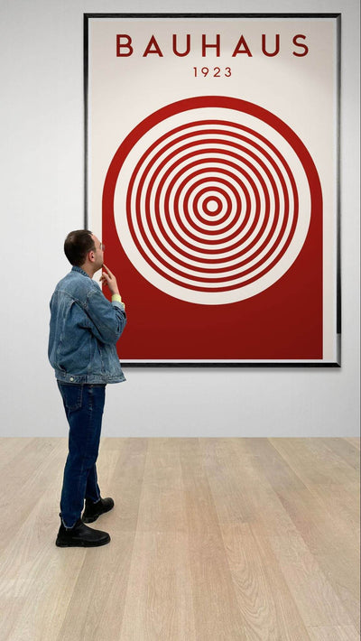 Bauhaus Ausstellung 1923 Concentric Circle - Vibrantwalls