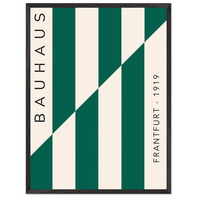 Bauhaus Emerald Green & Cream Modern - Vibrantwalls