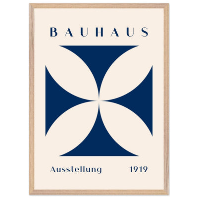 Bauhaus Exhibition 1919 - Navy Cream - Vibrantwalls