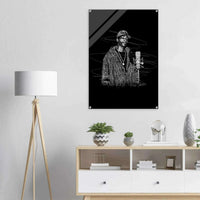 Snoop Dogg 'Scribble' Acrylic Print – Iconic, Modern Hip-Hop Wall Art - Vibrantwalls