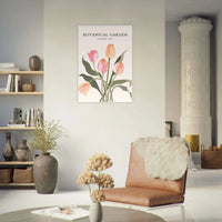 Botanical Garden Soft Tulip Wall Art - Vibrantwalls