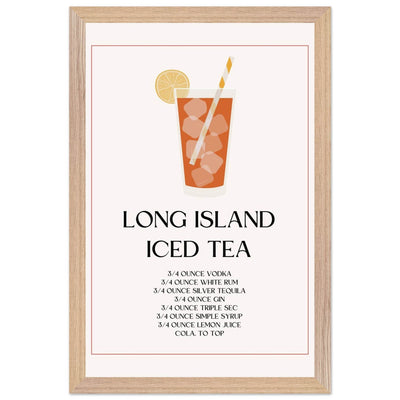 Long Island Iced Tea Recipe Strong Cocktail - Vibrantwalls
