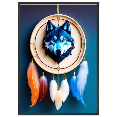 Mystic Wolf Dreamcatcher - Vibrantwalls