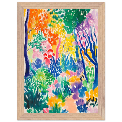 Vibrant Matisse Abstract Garden Joy - Vibrantwalls