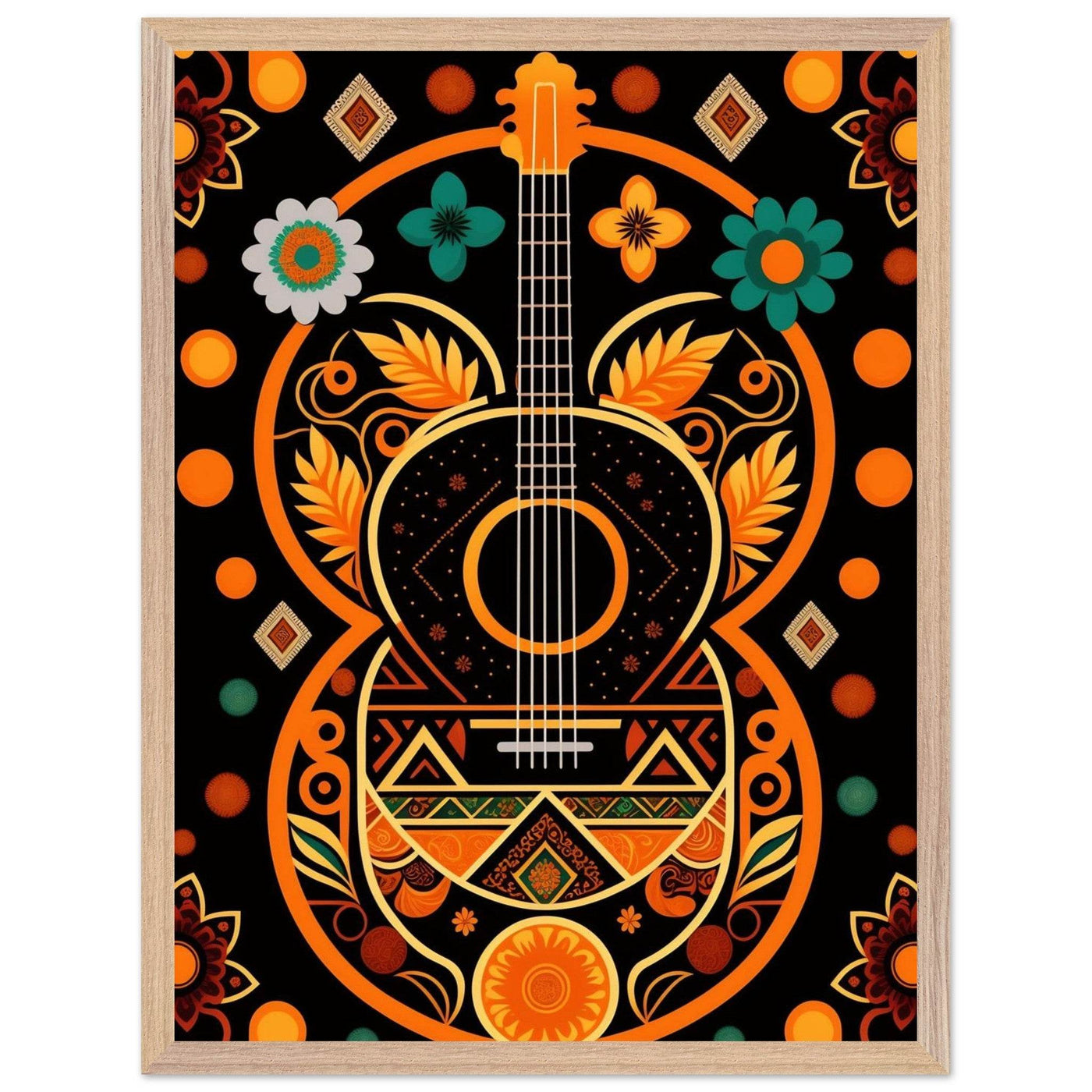 Boho Guitar Dreams - Vibrantwalls