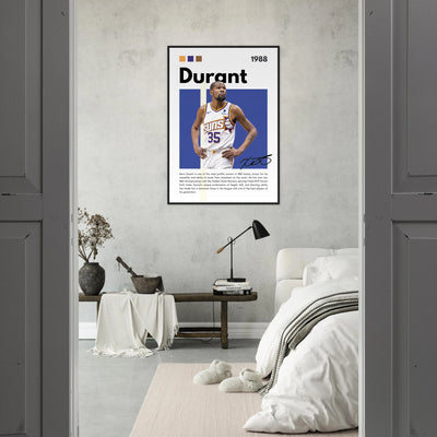 Kevin Durant Slim Reaper Suns Framed Poster Vibrantwalls