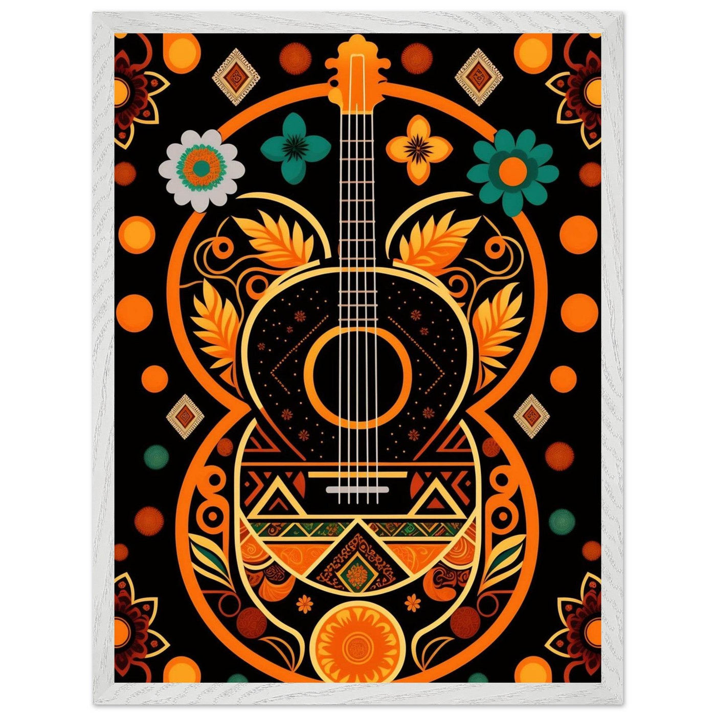 Boho Guitar Dreams - Vibrantwalls