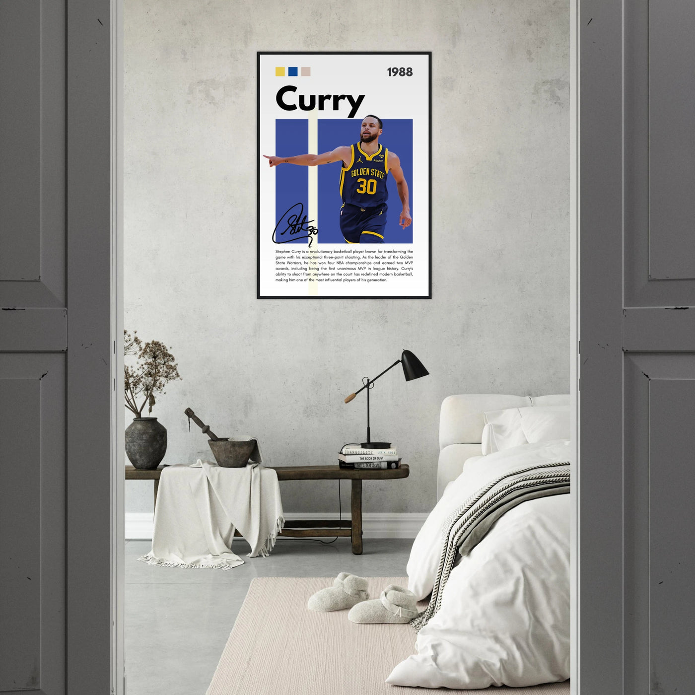 Stephen Curry Chef Curry Warriors Framed Poster Vibrantwalls