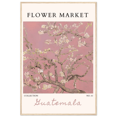 Pink Blossom Nature Framed Poster – Serene Floral Art Print | Ready-to-Hang in Multiple Sizes & Frame Finishes - Vibrantwalls