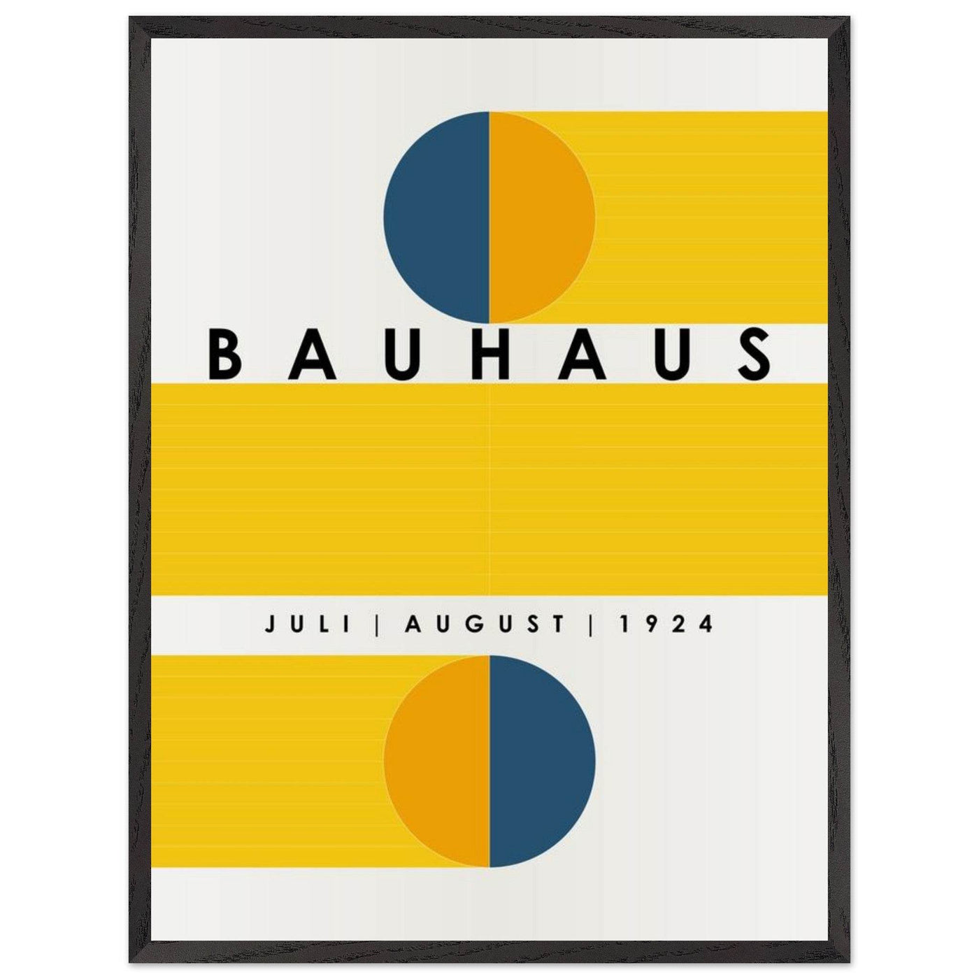 Bauhaus Blue Tunnel Geometric - Vibrantwalls