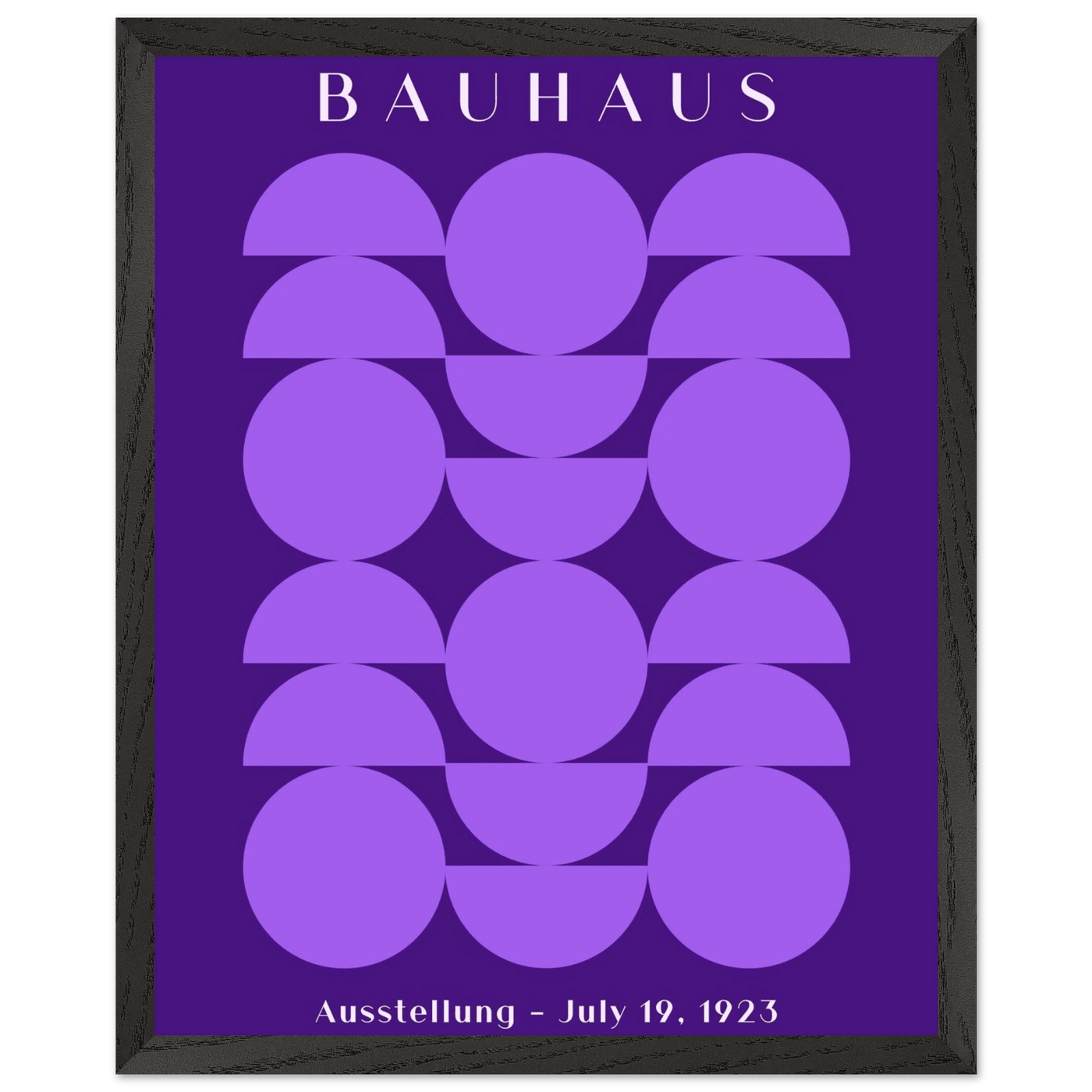 Bauhau 1923 Purple Geometric - Vibrantwalls