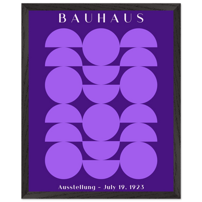 Bauhau 1923 Purple Geometric - Vibrantwalls