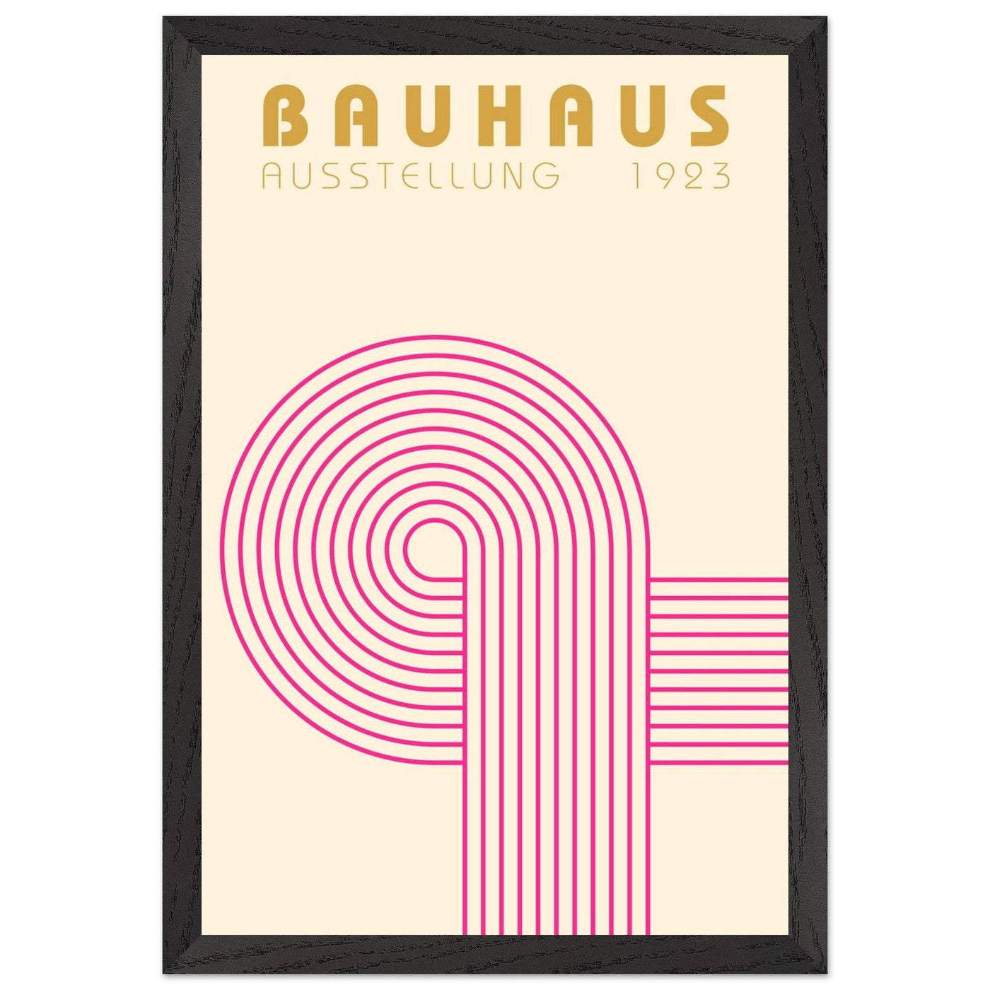 Bauhaus Pink Pop Decor for Modern Home Aesthetics - Vibrantwalls