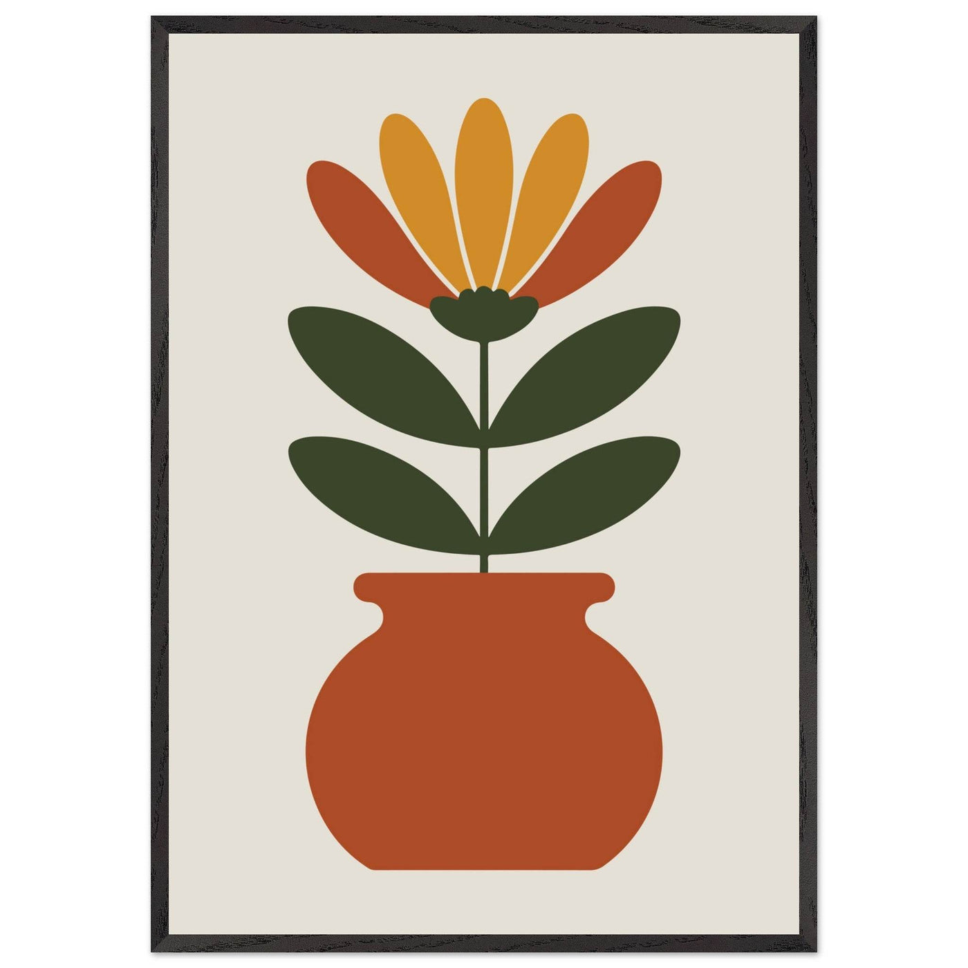 Floral Pot Art - Vibrantwalls