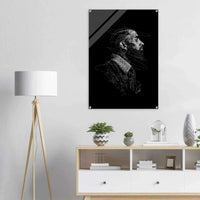 Nipsey Hussle Abstract Acrylic Print – Iconic, Contemporary, Durable Wall Art in Multiple Sizes - Vibrantwalls