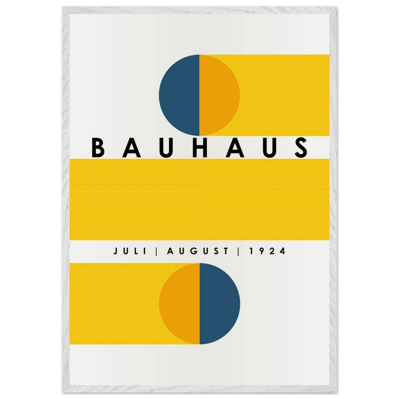 Bauhaus Blue Tunnel Geometric - Vibrantwalls