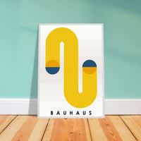 Bauhaus Modern Geometric Movement Style Design Poster Wall Art - Vibrantwalls