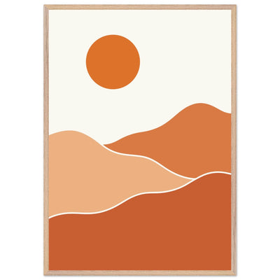 Abstract Desert Sunset - Vibrantwalls