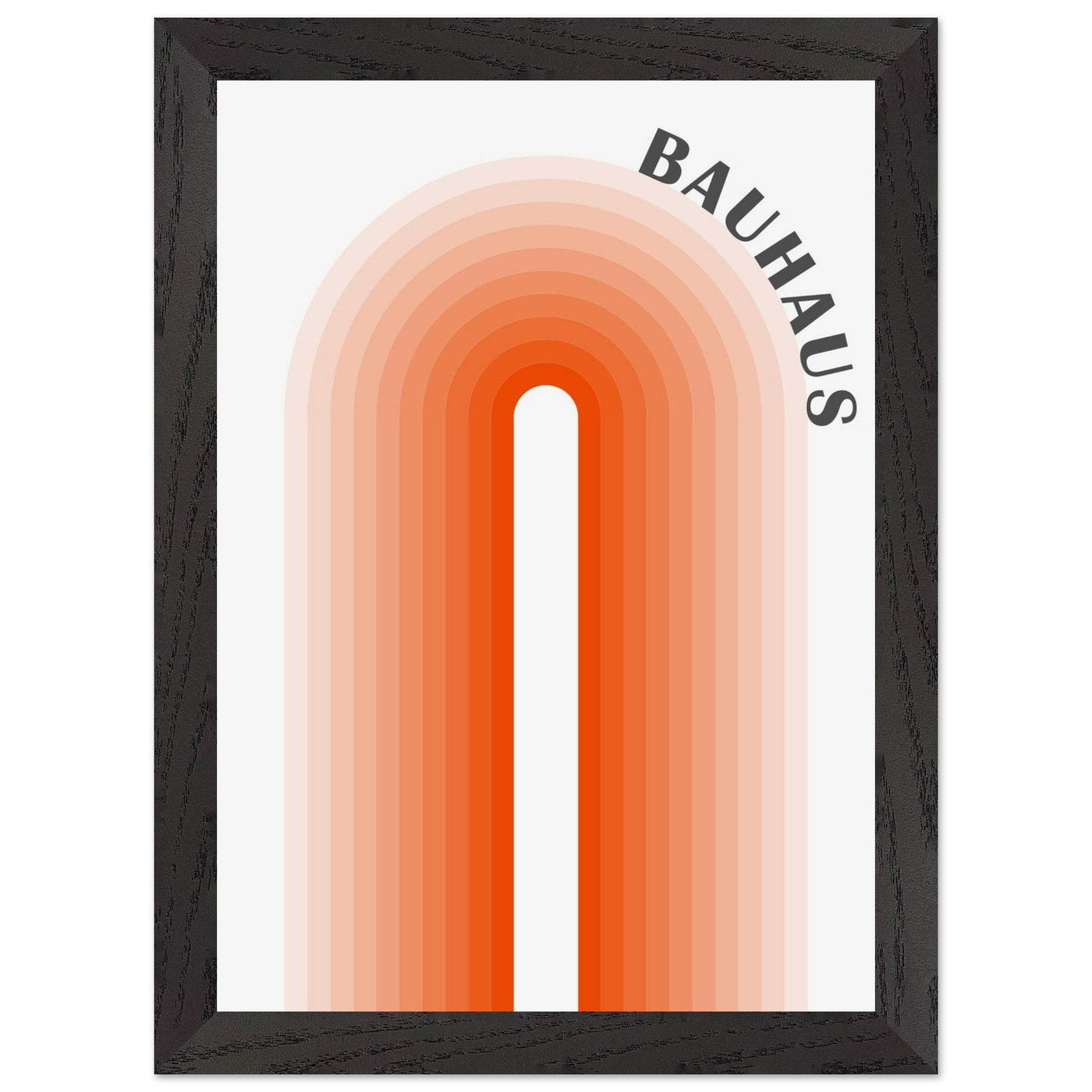 Bauhaus-Style Gradient Arch - Vibrantwalls