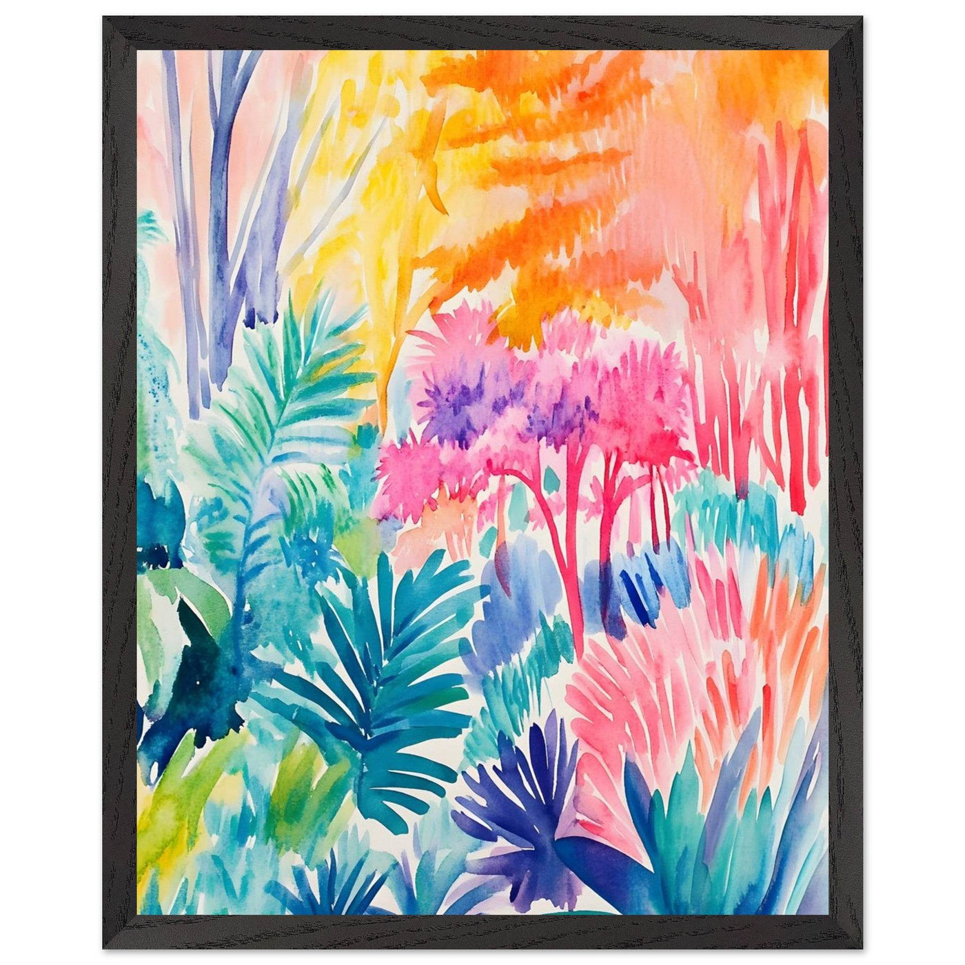 Vibrant Abstract Botanical Matisse Style - Vibrantwalls