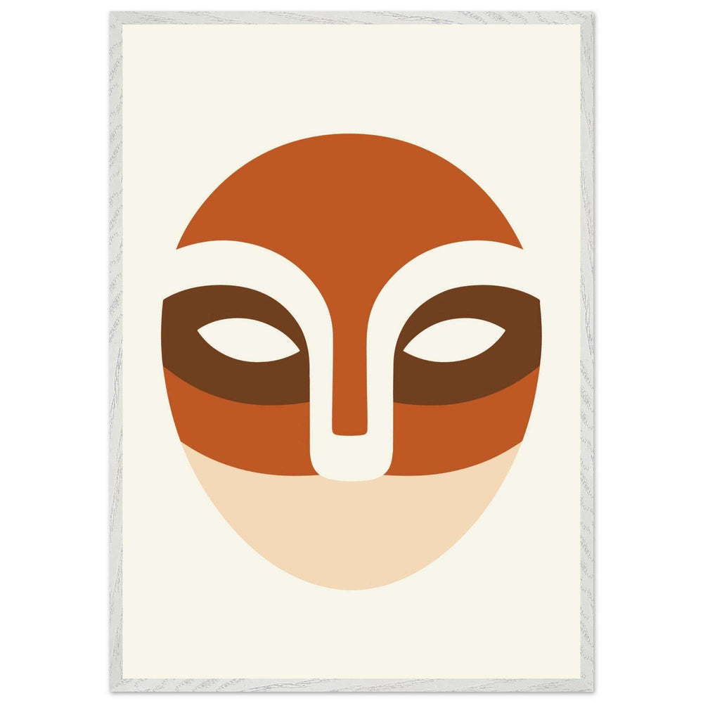 Desert Landscape Face Abstract Artistic Wall Art - Vibrantwalls