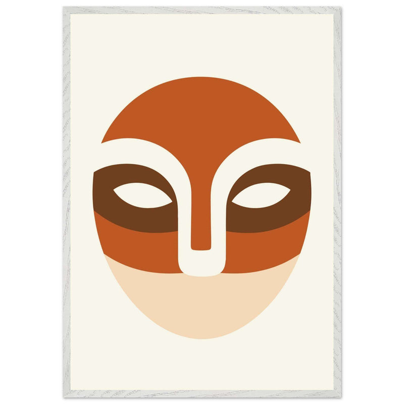 Desert Landscape Face Abstract Artistic Wall Art - Vibrantwalls