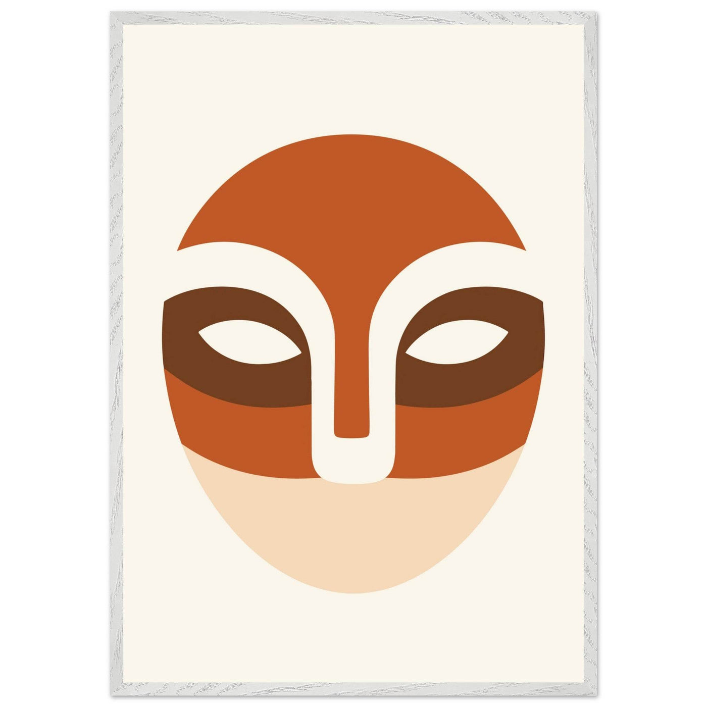 Abstract Desert Landscape Face - Vibrantwalls