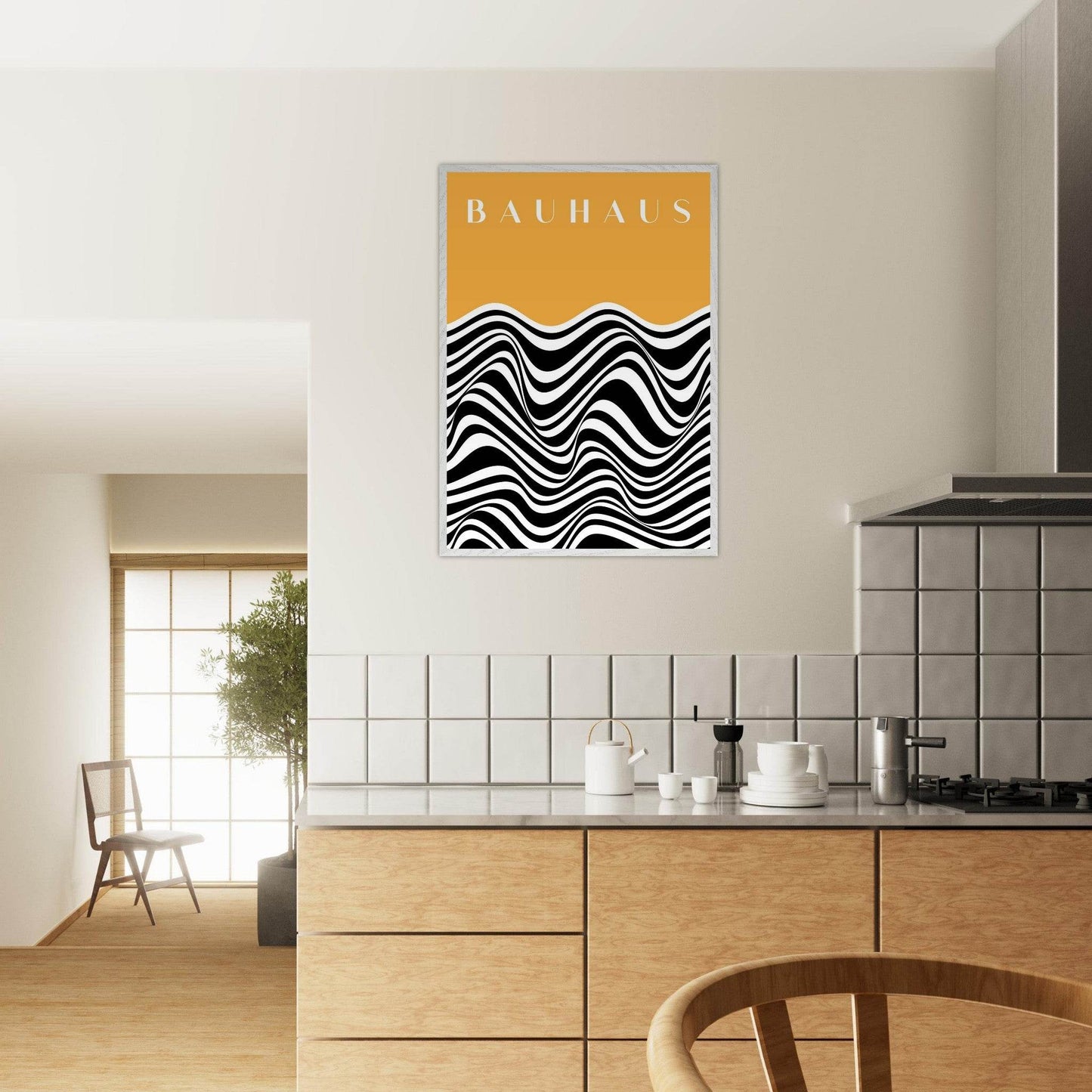 Bauhaus Ausstellung 1923 Optical Illusion Movement Design Wall Art - Vibrantwalls