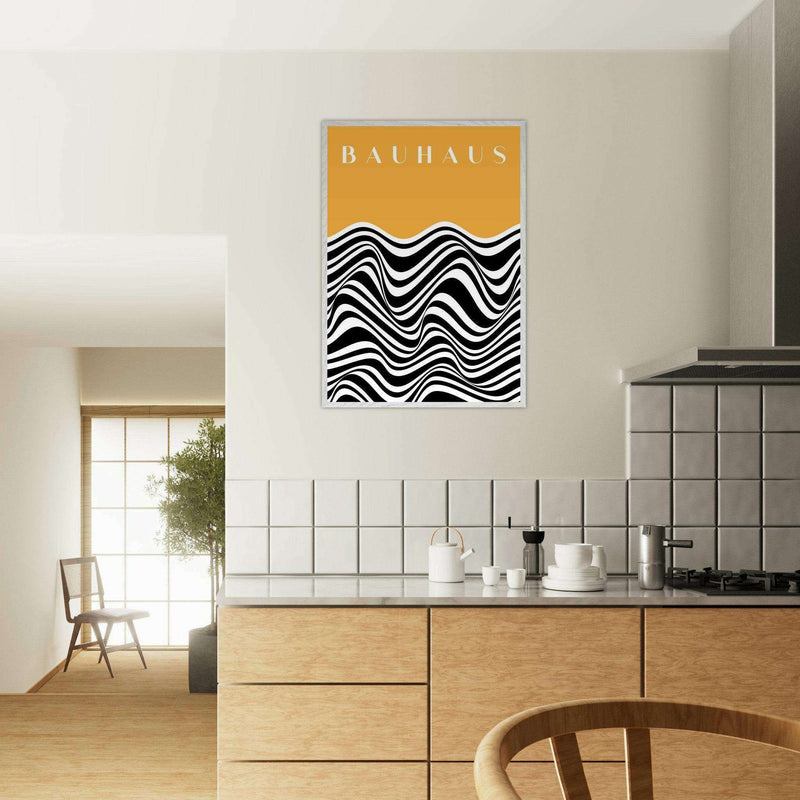 Bauhaus Ausstellung 1923 Optical Illusion Wall Art - Vibrantwalls