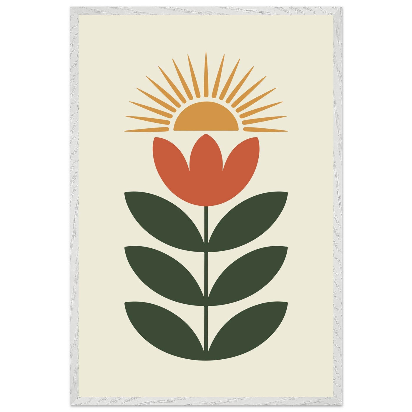 Abstract Floral Sun - Vibrantwalls
