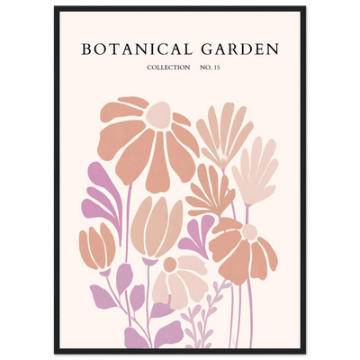 Botanical Garden Collection Framed Posters – Soft Floral Abstract Art Prints | Ready-to-Hang - Vibrantwalls