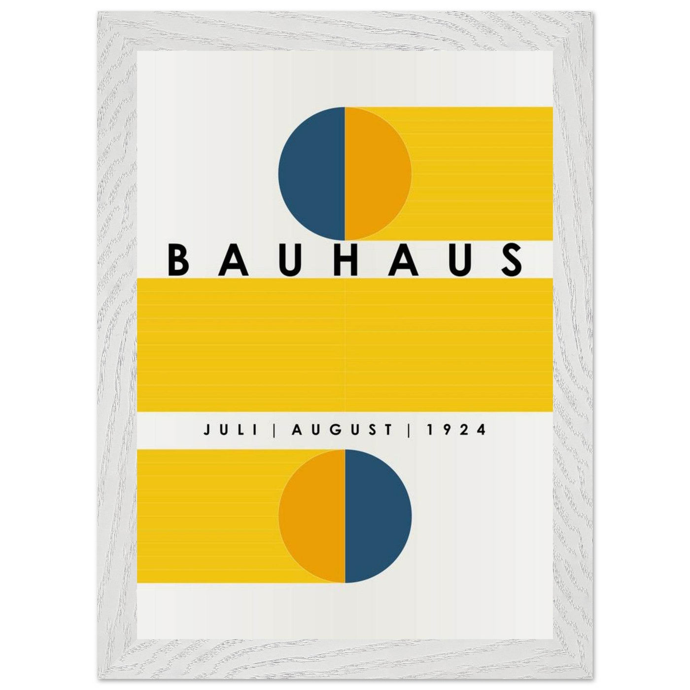 Bauhaus Blue Tunnel Geometric - Vibrantwalls