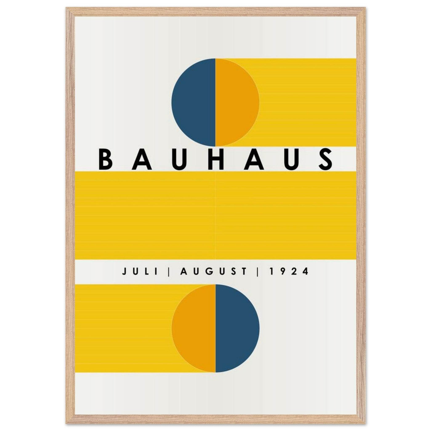 Bauhaus Blue Tunnel Geometric - Vibrantwalls