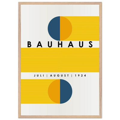 Bauhaus Blue Tunnel Geometric - Vibrantwalls