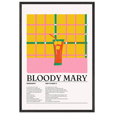 Retro Bloody Mary Cocktail Recipe - Vibrantwalls